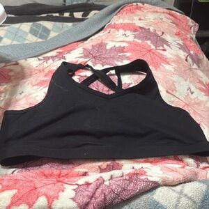 Torrid Black Women's Cross-Back Sports Bra